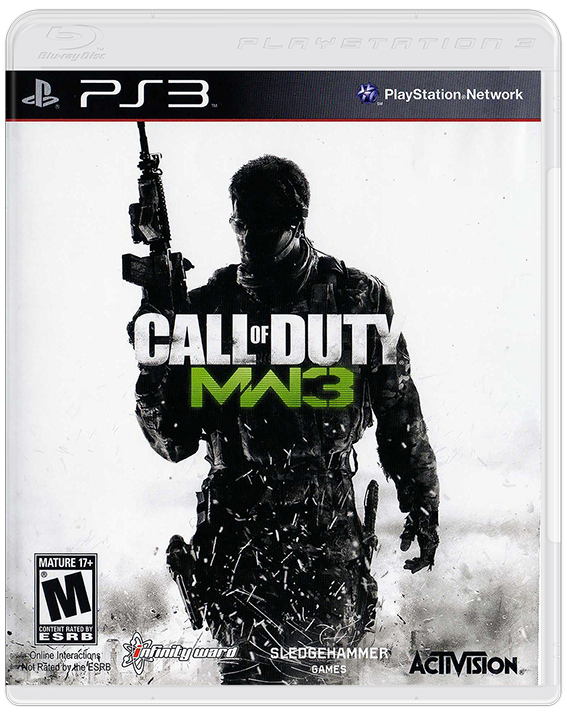 Call Of Duty Modern Warfare 3 [Not For Resale] box art for Playstation 3